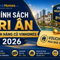 Chính sách tri ân khách hàng cũ Vinhomes 2026: Voucher Khách hàng thân thiết tặng triết khấu khi mua bất động sản mới