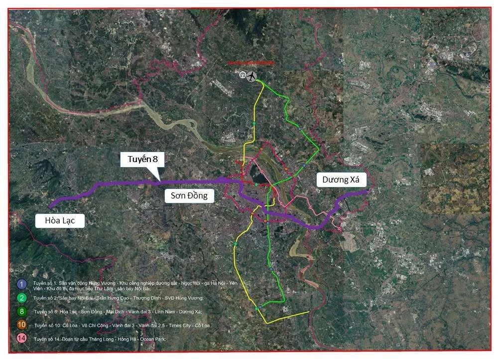 Tuyến Metro số 8 Hà Nội