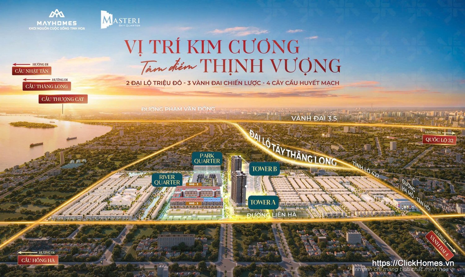 Vị Trí Dự Án Sky Tower 