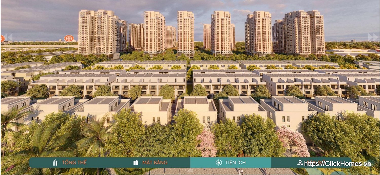 View 360 Vinhomes Green City góc 1 - quan sát Khu Nhà Chung Cư Cao Tầng